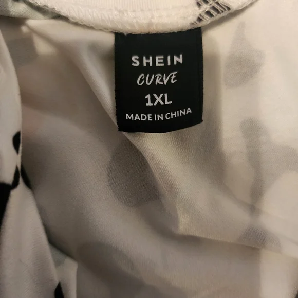 SHEIN's Emery Rose Women's Print Twist Hem Dress NWOT - Picture 11 of 12